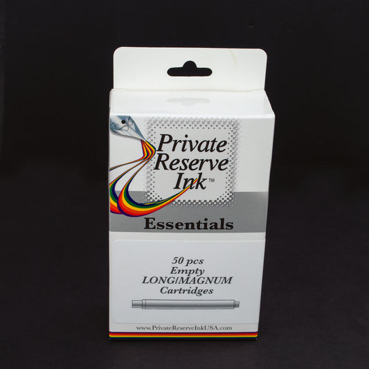 Private Reserve Ink Essentials Empty Long Magnum Cartridges 50 Pieces