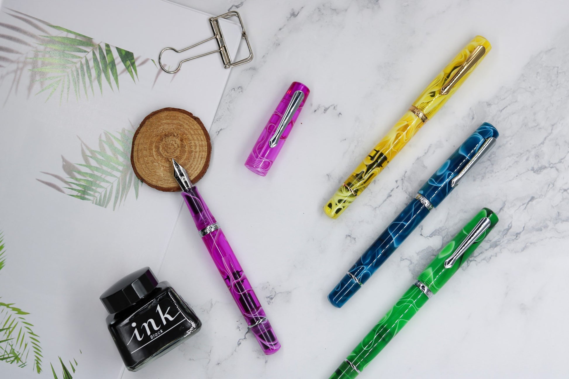 Narwhal Original Hippocampus Purple Fountain Pen