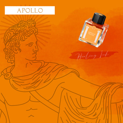 Laban Greek Mythology Apollo Orange Bottled Ink
