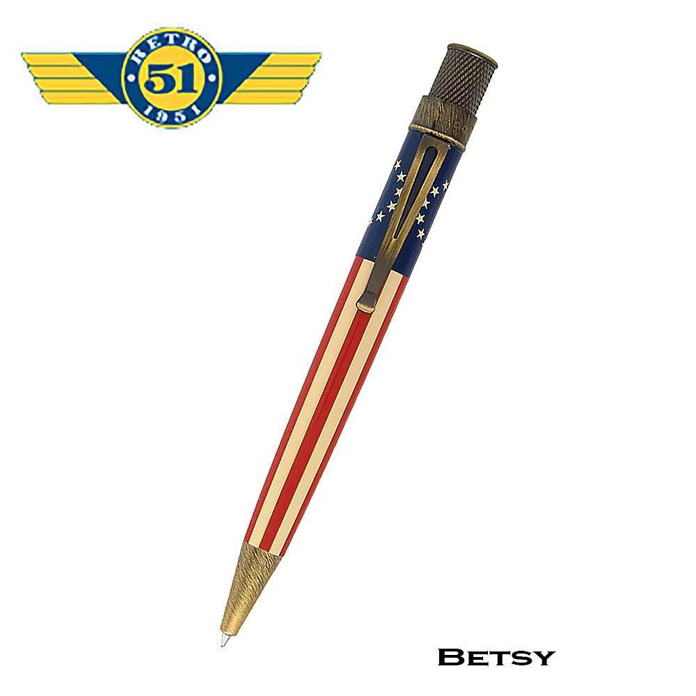 Retro 51 Tornado Vintage Metalsmith Betsy Retractable Rollerball