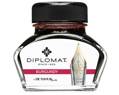 Diplomat Bottled Ink Burgundy 30mL