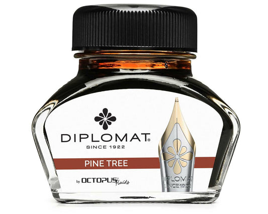 Diplomat Bottled Ink Pine Tree Brown 30mL