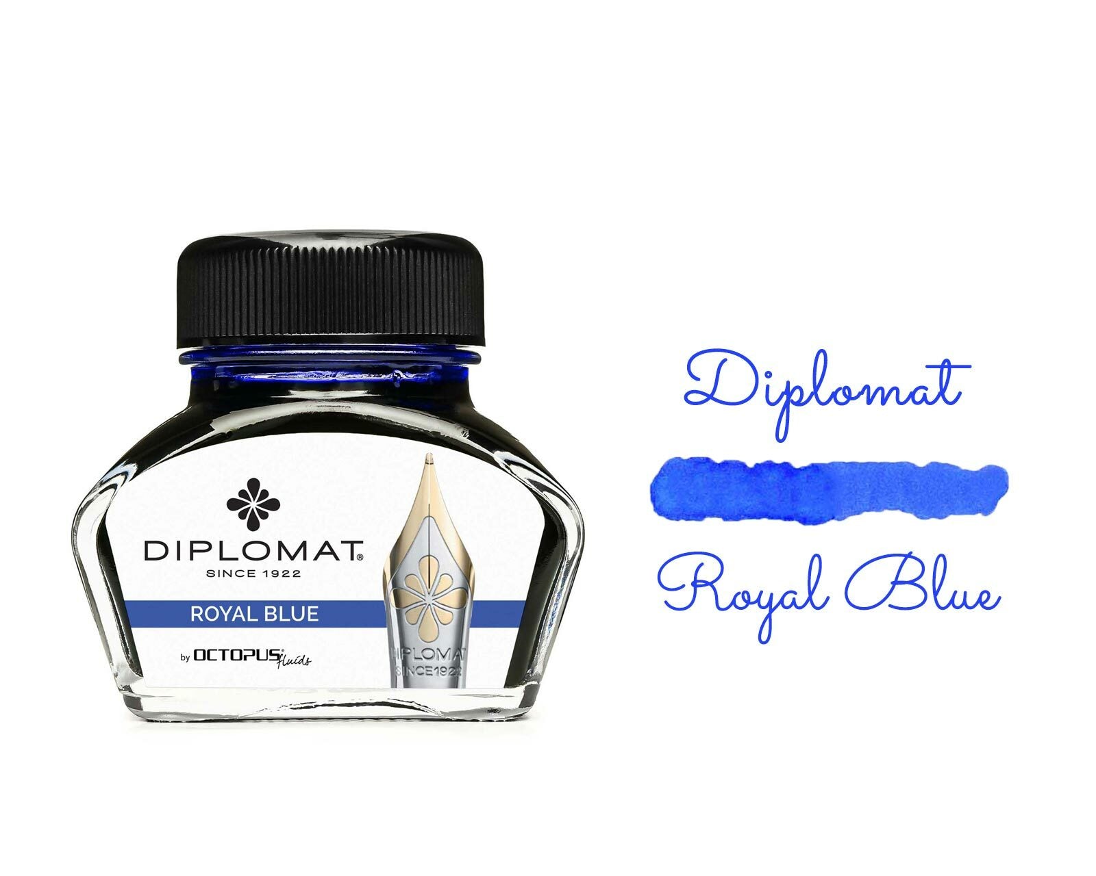 Diplomat Bottled Ink Royal Blue 30mL
