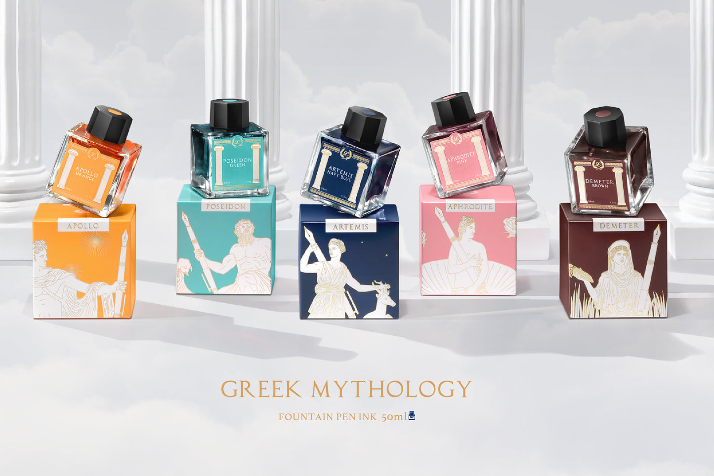 Laban Greek Mythology Apollo Orange Bottled Ink