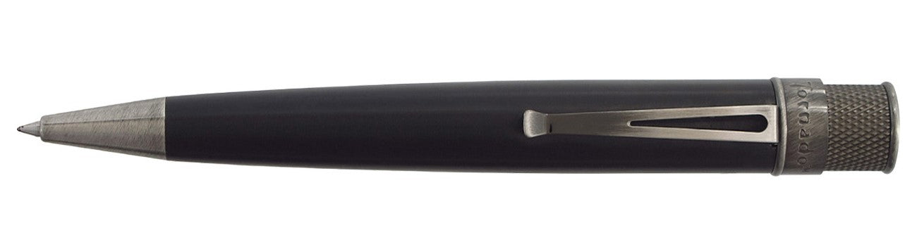 Retro 51 Tornado Big Shots Black Titanium Retractable Rollerball
