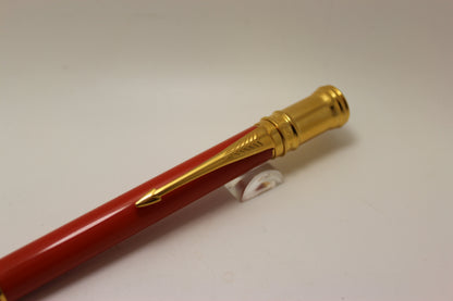 Parker Duofold Orange Ballpoint Pen