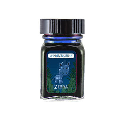 Monteverde Jungle Ink Collection Zebra Blue