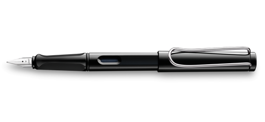 Lamy Safari Shiny Black Fountain Pen