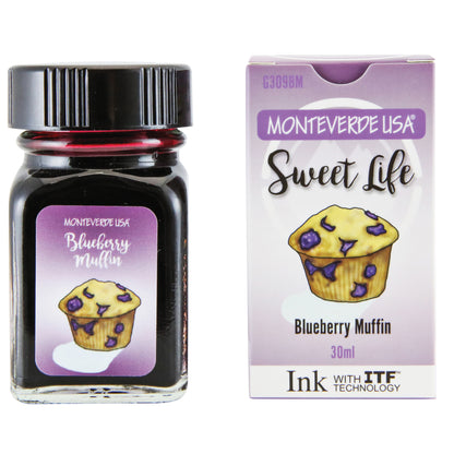 Monteverde Sweet Life Bottled Ink 30mL Blueberry Muffin