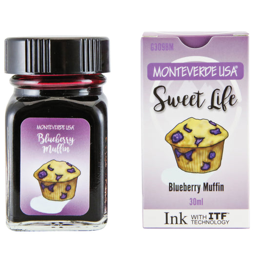 Monteverde Sweet Life Bottled Ink 30mL Blueberry Muffin