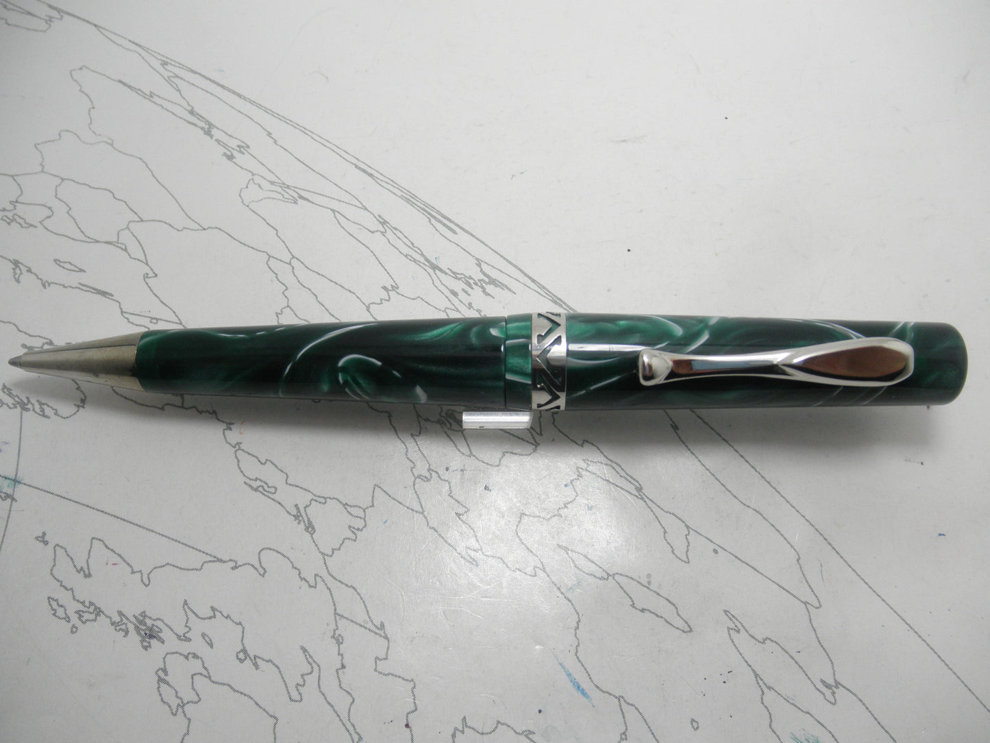 Visconti Kaleido Forest Green Ballpoint 