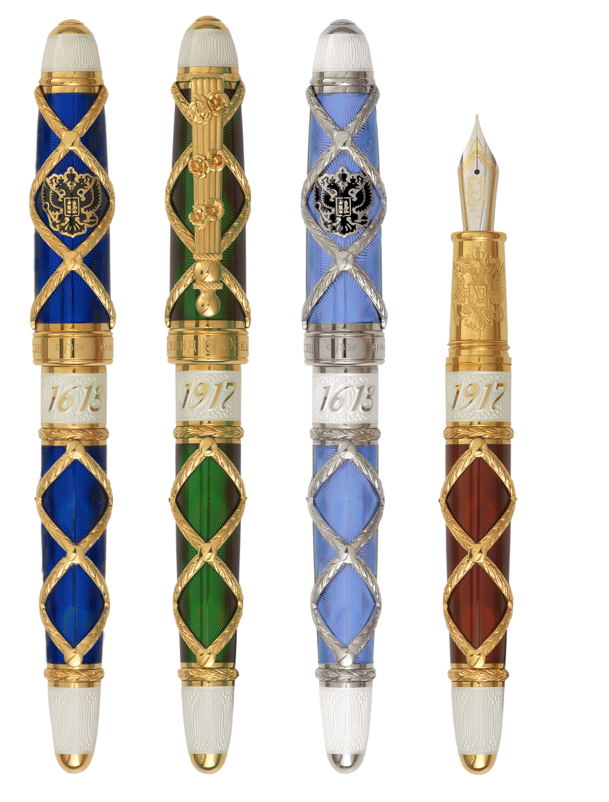 David Oscarson Russian Imperial White Fountain Pen