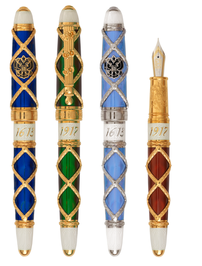 David Oscarson Russian Imperial White Fountain Pen