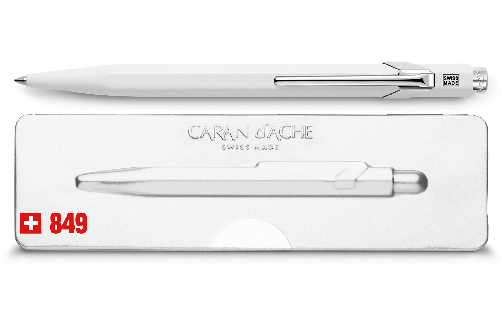 Caran d'Ache 849 Ballpoint Pen White
