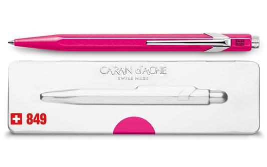 Caran d'Ache 849 Ballpoint Pen Fluorescent Pink