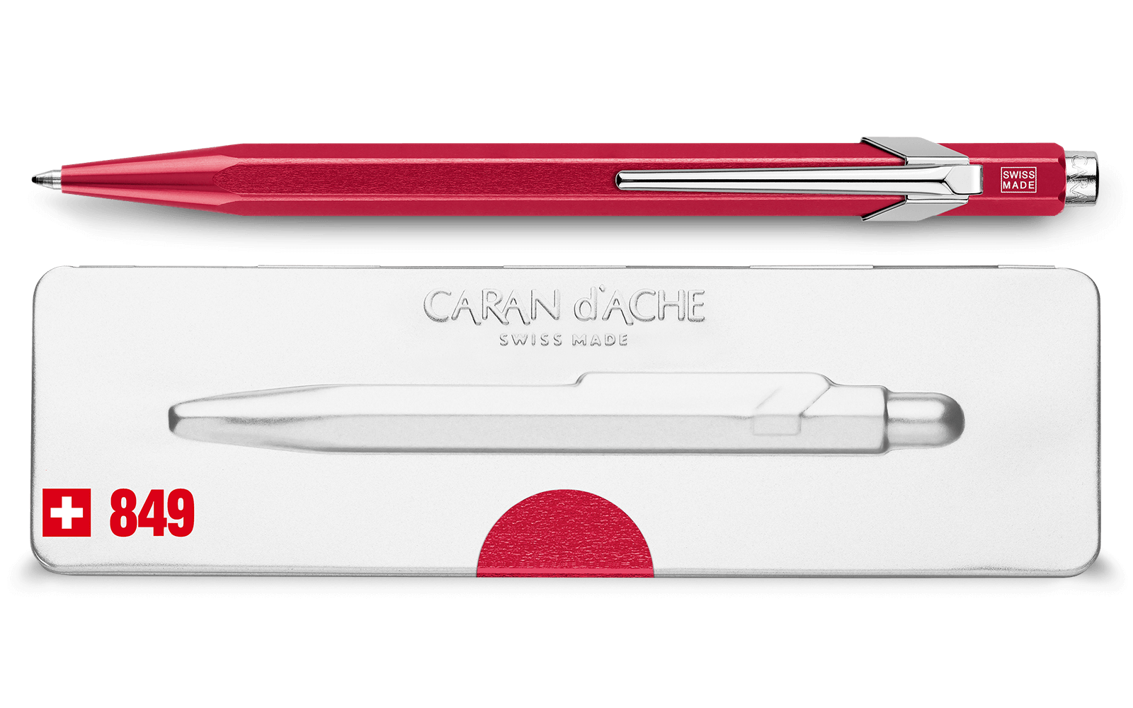 Caran d'Ache 849 Ballpoint Pen Red