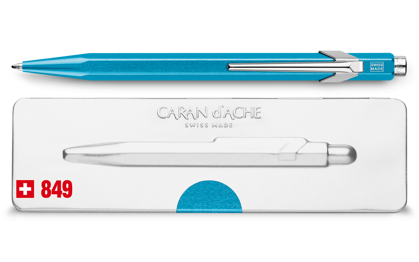 Caran d'Ache 849 Ballpoint Pen Turquoise