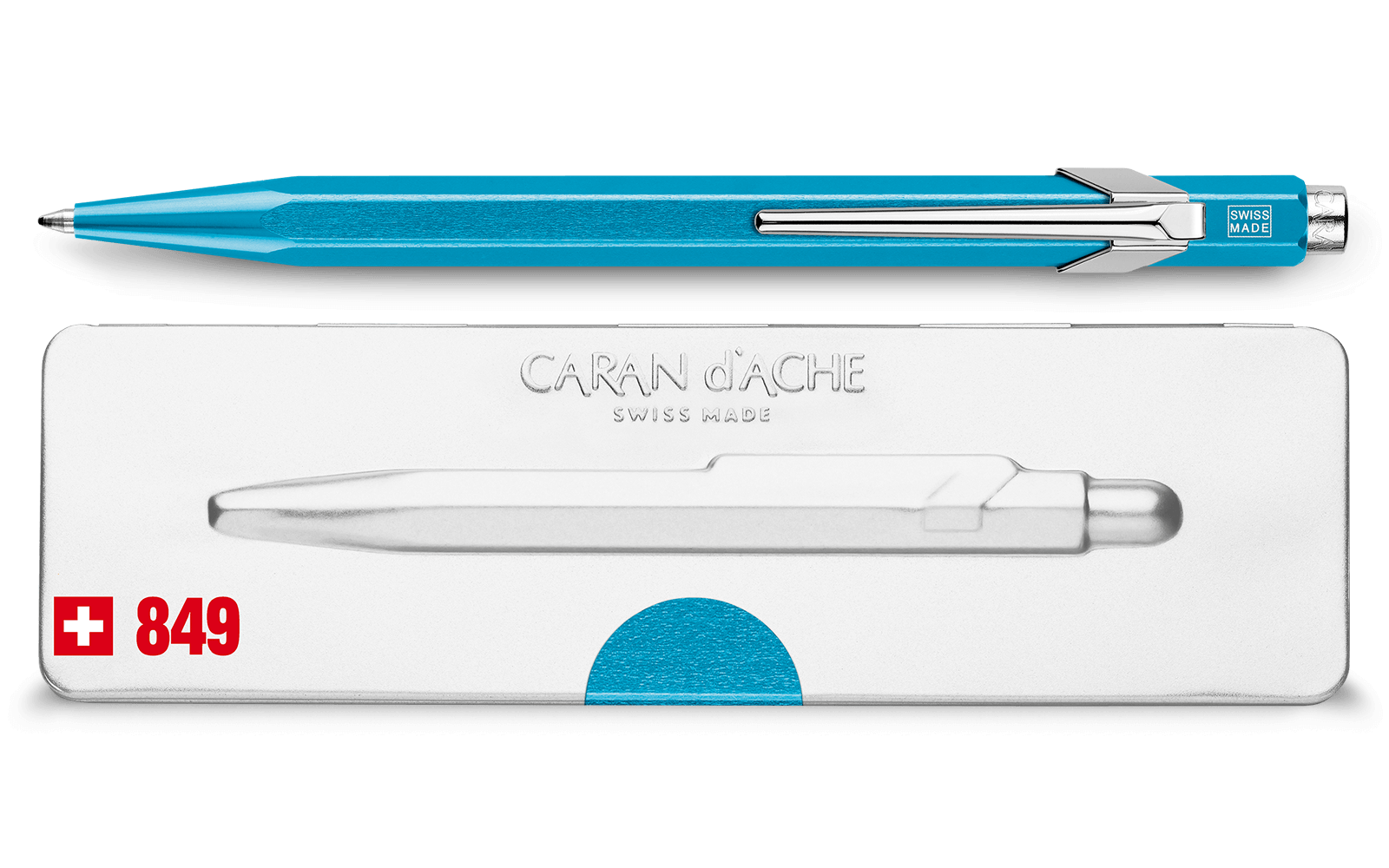 Caran d'Ache 849 Ballpoint Pen Turquoise