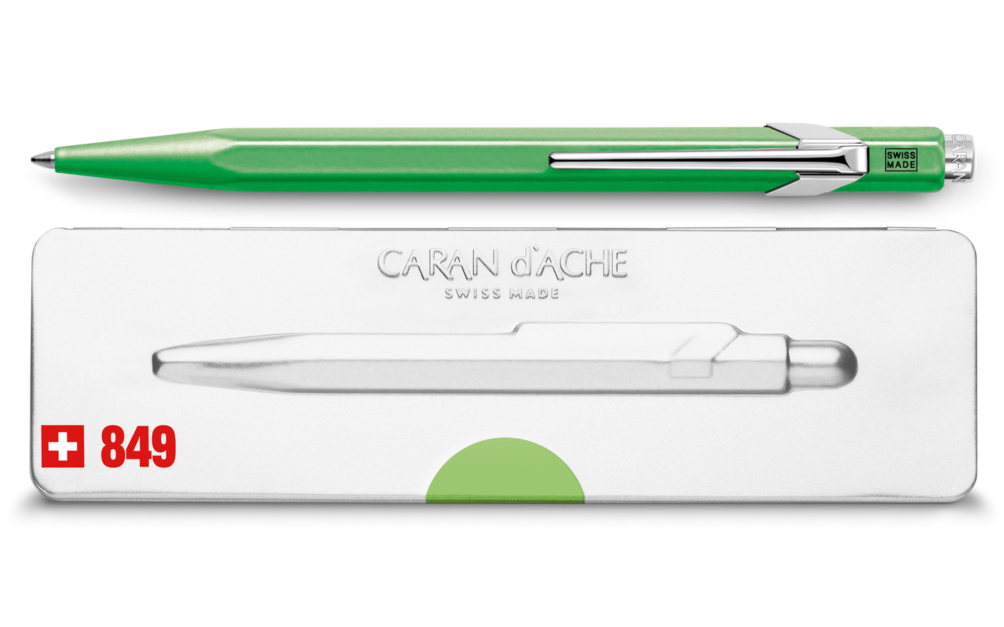 Caran d'Ache 849 Ballpoint Pen Fluorescent Green