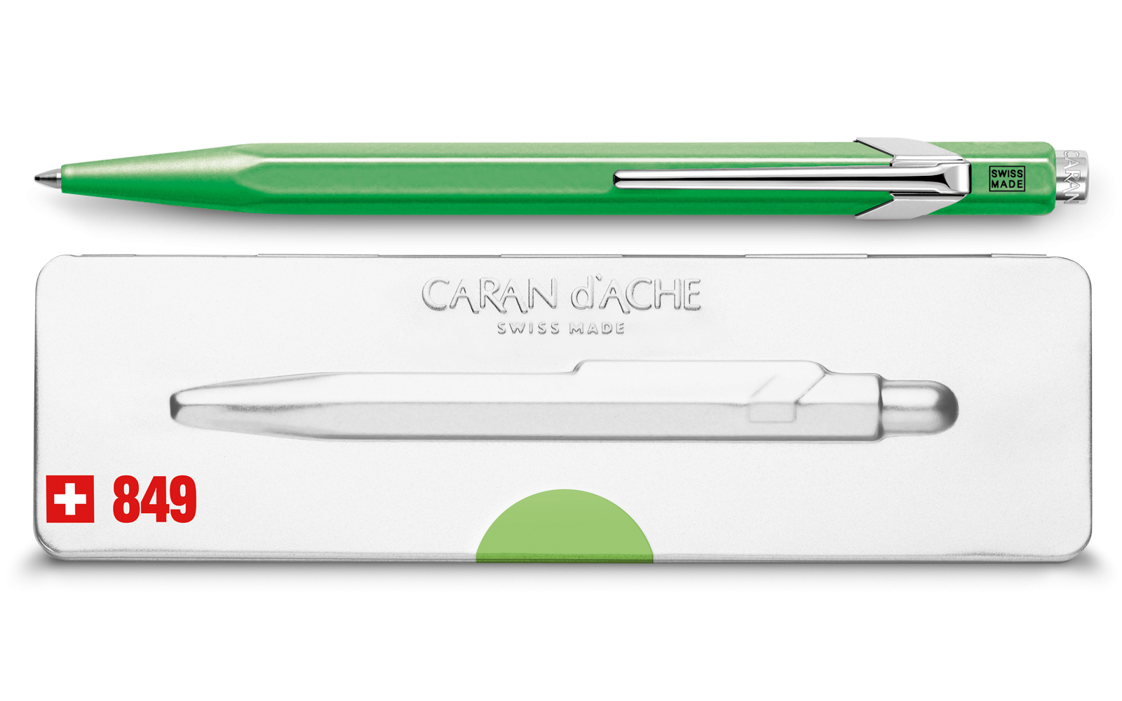 Caran d'Ache 849 Ballpoint Pen Fluorescent Green
