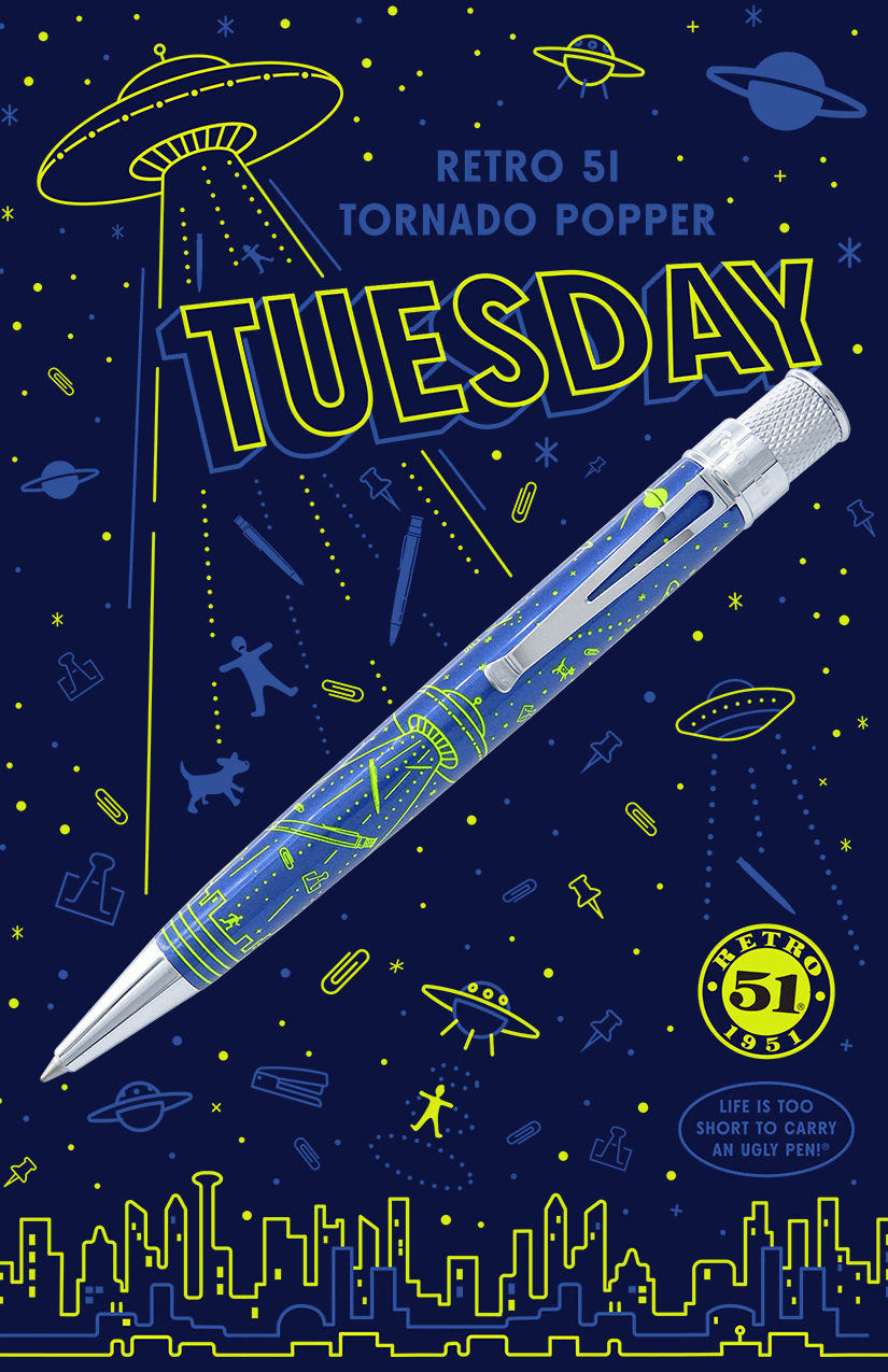 Retro 51 Tuesday Popper Capless Rollerball
